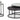 Mesa auxiliar auxiliar Jusmour (juego de 4) - Negro/Blanco