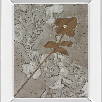 Lift Me I By Miller - Mirror Framed Print Wall Art - Beige