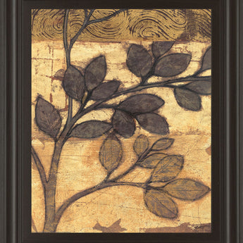 Bronzed Branches Il By Norman Wyatt, Jr. - Framed Print Wall Art - Light Brown