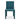 Monte - Dining Chair Vegan Leather (Set of 2) - Teal