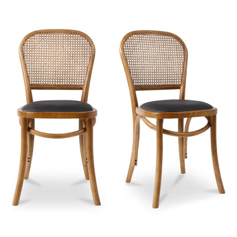 Bedford - Silla de comedor (juego de 2) - Marrón claro