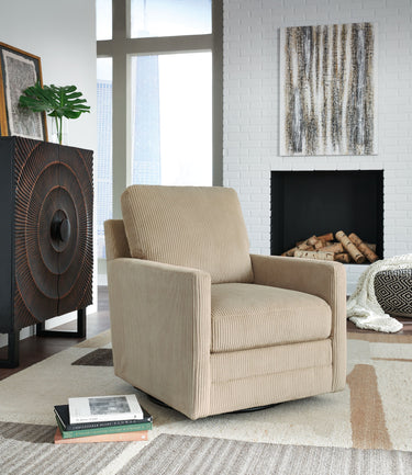 Icaman - Swivel Chair - Sand