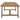 Sharon - Rectangular Wood Trestle Dining Table - Brown