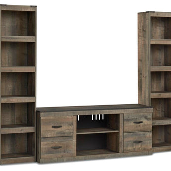 Trinell - 3-Piece Entertainment Center - Brown