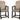 Fairen Trail - Black / Driftwood - Barstool (Set of 2)