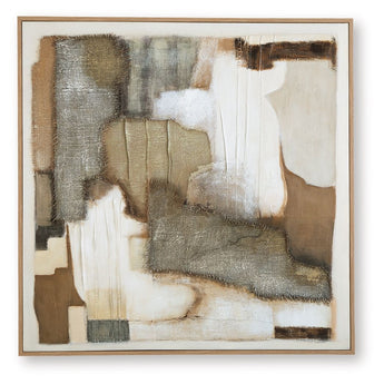 Wylander - Wall Art - Tan / Brown / Gray