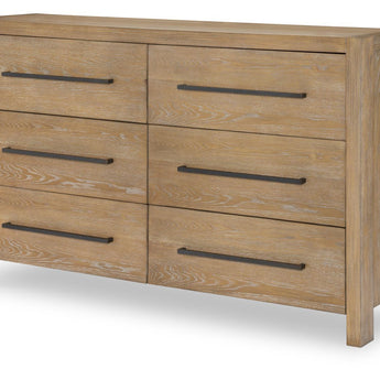 Horizons - 6 Drawers Dresser - Weathered Oak