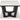 Fostead - Blanco / Espresso - Mesa de centro rectangular