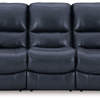 Leesworth - Power Reclining Sofa - Ocean