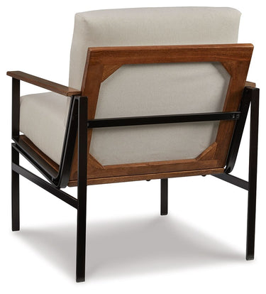 Tilden - Marfil / Marrón - Silla decorativa