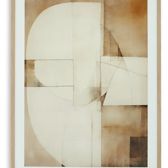 Corlain - Wall Art - Brown / Tan / White