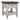 Stone - End Table With 1 Drawer And Shelf - Antiqued Ivory / Weathered Gray
