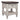 Stone - End Table With 1 Drawer And Shelf - Antiqued Ivory / Weathered Gray