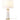 Lucius - Drum Shade Marble Body Table Lamp - White
