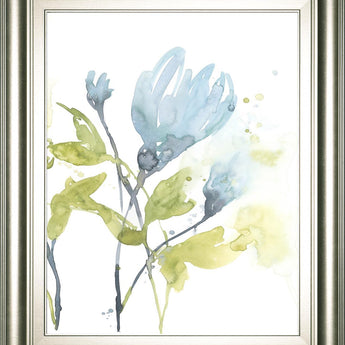 22x26 Cerulean Splash II By Jennifer Goldberger - Light Blue