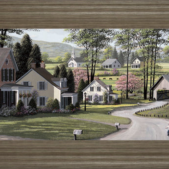 The Covered Bridge By Saunders B. - Green