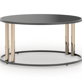 Hannerly - Occasional Table Set (Set of 3) - Black / Gold Finish