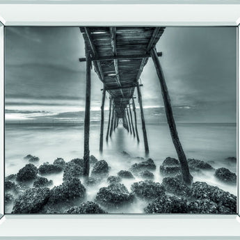 Beneath The Bamboo By Nhiem Hoang The - Mirror Framed Print Wall Art - Dark Gray