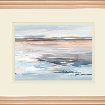 Beyond The Sea By Valeria Mravyan - Framed Print Wall Art - Pink