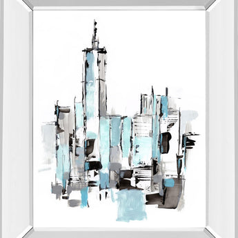 Blue City II By Ethan Harper - Light Blue