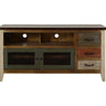 Antique TV Stand with Drawers - alternate view
