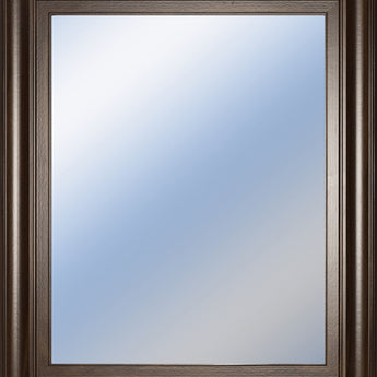 22x26 Decorative Framed Wall Mirror By Classy Art Promotional Mirror Frame #34 - Dark Brown