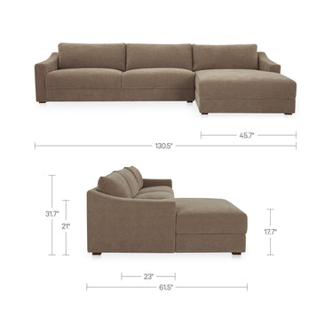 Farrow - Seccional derecho - Taupe