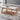 Celeste - White Marble Top Coffee Table - Brown