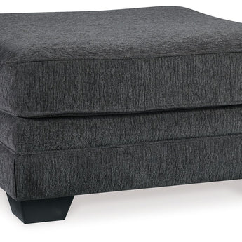 Tracling - Oversized Accent Ottoman - Slate