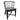 Americana Modern Dining - Sillas de comedor tipo barril (juego de 2) - Negro