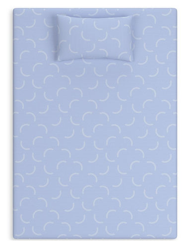 Ikidz Ocean - Juego de 2 colchones y almohadas