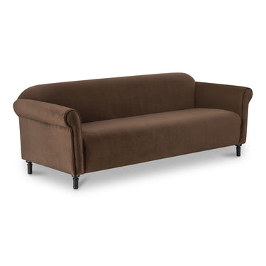 Harmony - Sofa Faux Mohair - Dark Brown