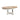Comedor moderno Americana - Mesa de comedor redonda extensible de 122 cm y 4 sillas tapizadas - Marrón claro