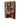 Huntington - Escritorio de biblioteca (2 piezas) - Antique Vintage Pecan