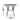 Portland - 3 Piece Dining Set With Round Counter Table - Pearl Silver