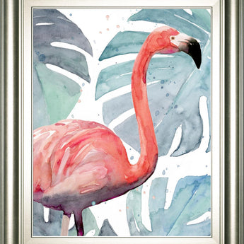 22x26 Flamingo Splash I By Annie Warren - Pink