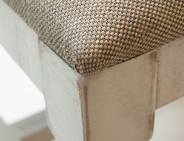 Rock Valley Chair With Fabric Seat (Set of 2) Off White - alternate view