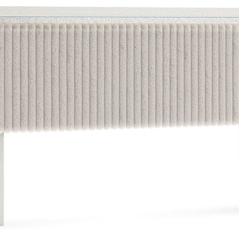 Zuraleus - King Upholstered Panel Headboard - White