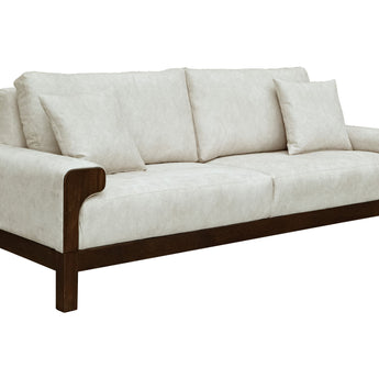 Raramuri - Sofa - White / Dark Brown