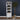 Angela - Torre multimedia de madera de 4 estantes con cajones - Marrón y blanco