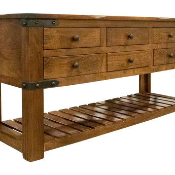 Parota Sofa Table - Sofa Tables at Quality Home Furniture Mesquite