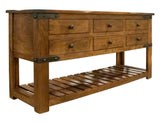 Parota Sofa Table - Sofa Tables at Quality Home Furniture Mesquite