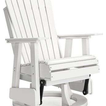 Hyland Wave - Swivel Glider Chair - White