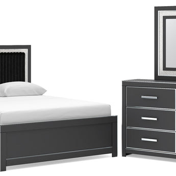Zuraleus - Upholstered Panel Platform Bedroom Set