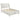 Sandy Beach - Cama tipo trineo con almacenamiento