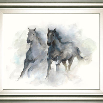 22x26 Run Free II By Ethan Harper - Dark Gray