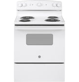 GE 30" Freestanding Electric Range, White - JBS160DMWW