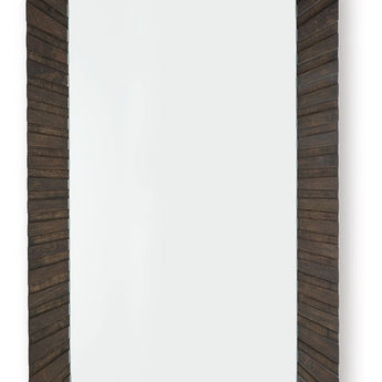 Advin - Accent Mirror - Dark Brown