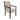 Black Verona - Upholstered Dining Armchair - Ivory