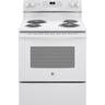 GE 30" Freestanding Electric Range, White - JB256DMWW